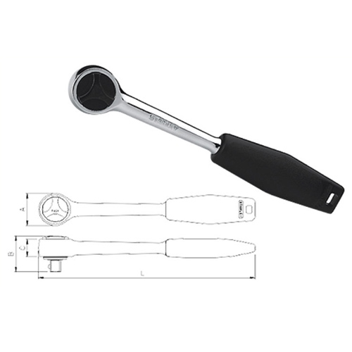 1/2 Drive Quick Release Round Head Ratchet